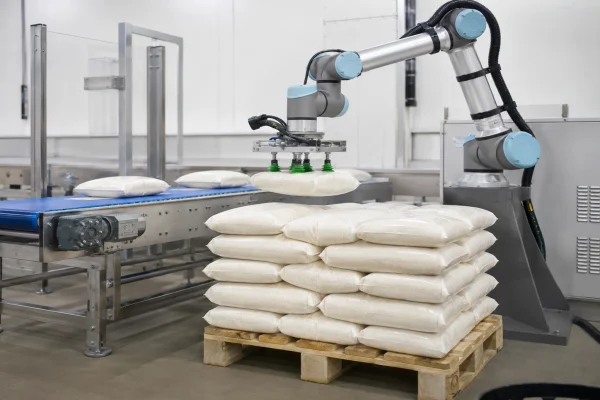 Palletizing robot training